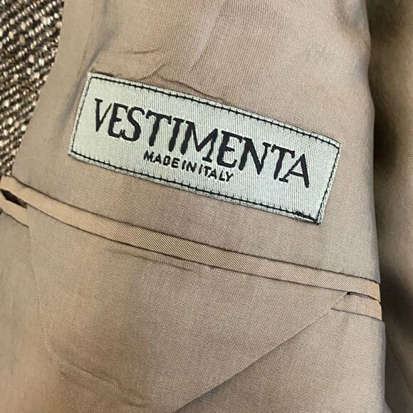 VESTIMENTA Barneys - 3 Button Wool Tweed Sport Coat Jacket - IT-EU 50 R/US 40 R - Picture 3 of 10